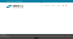 Desktop Screenshot of clientship.com