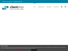 Tablet Screenshot of clientship.com